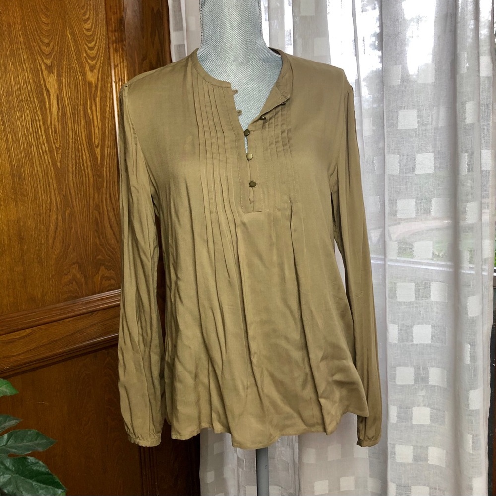 BANANA REPUBLIC I Small Long Sleeve Blouse